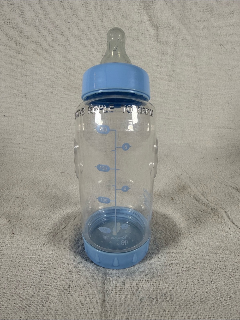 Playtex VentAire Standard Clear Baby Bottle with Light Blue Accents